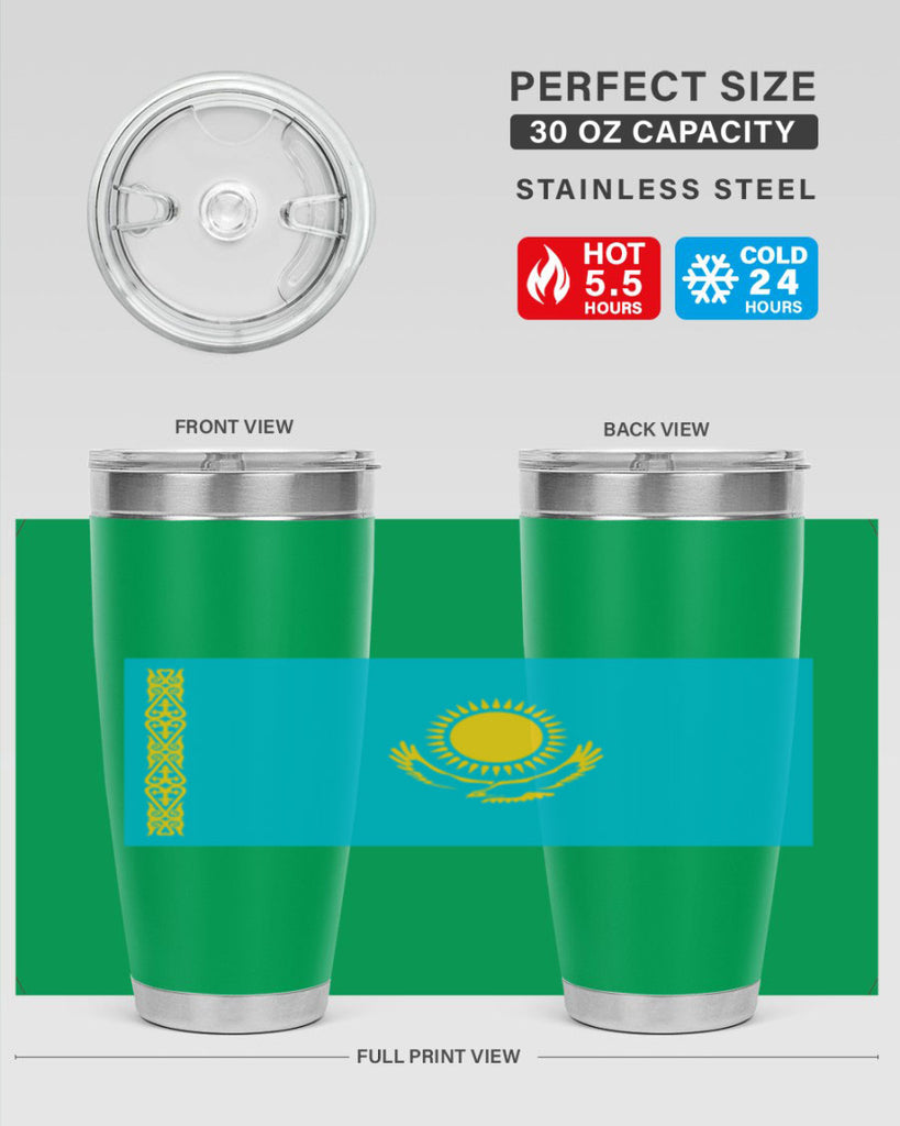 Kazakhstan 111#- world flags- Tumbler