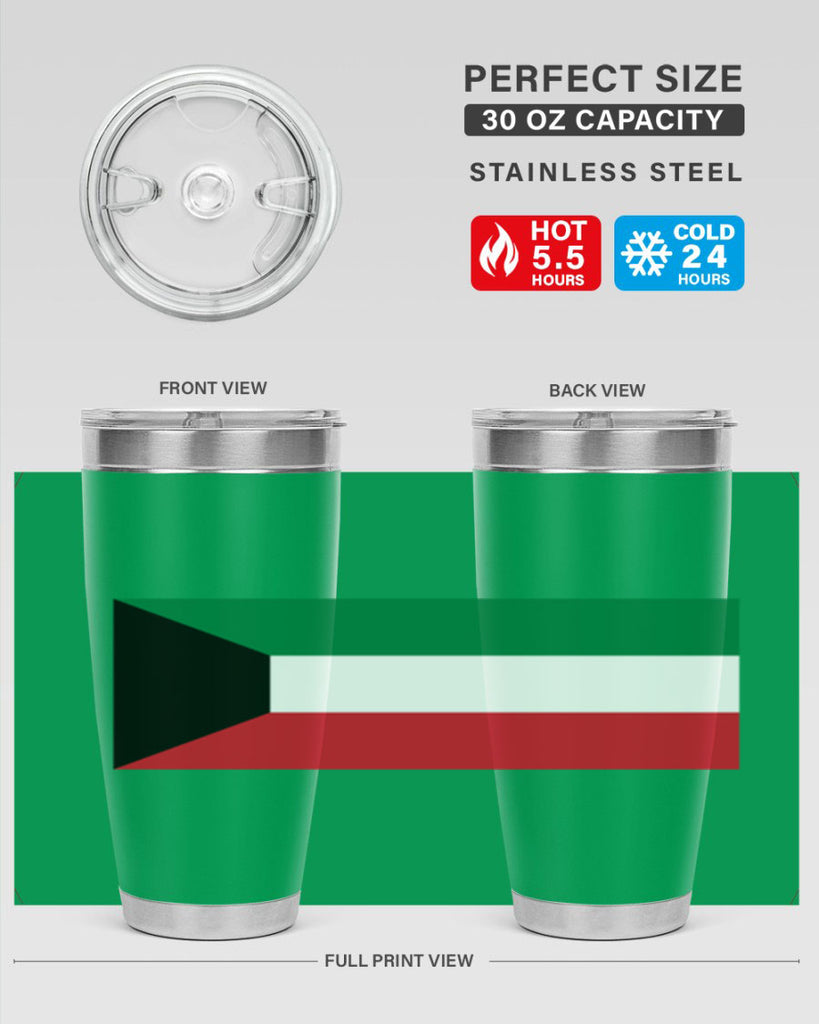 Kuwait 107#- world flags- Tumbler