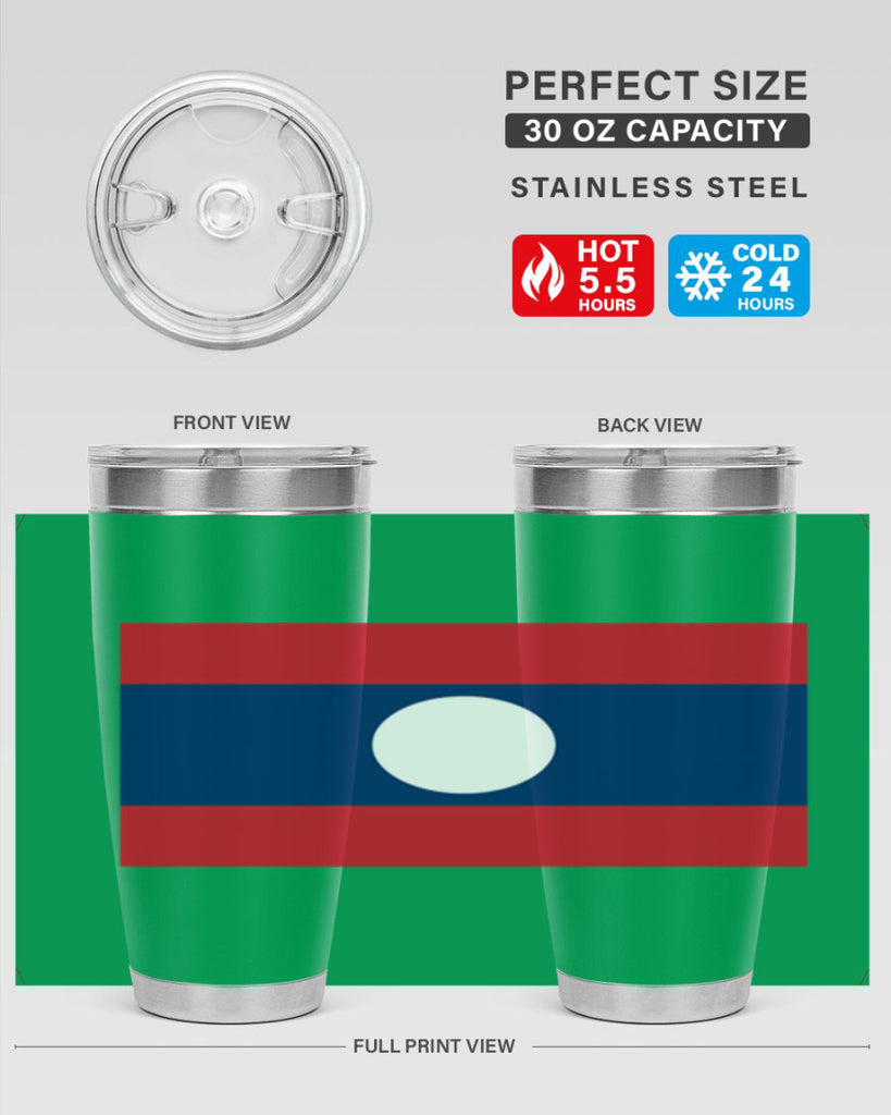 Laos 105#- world flags- Tumbler