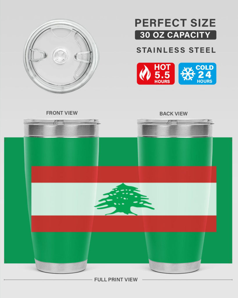 Lebanon 103#- world flags- Tumbler