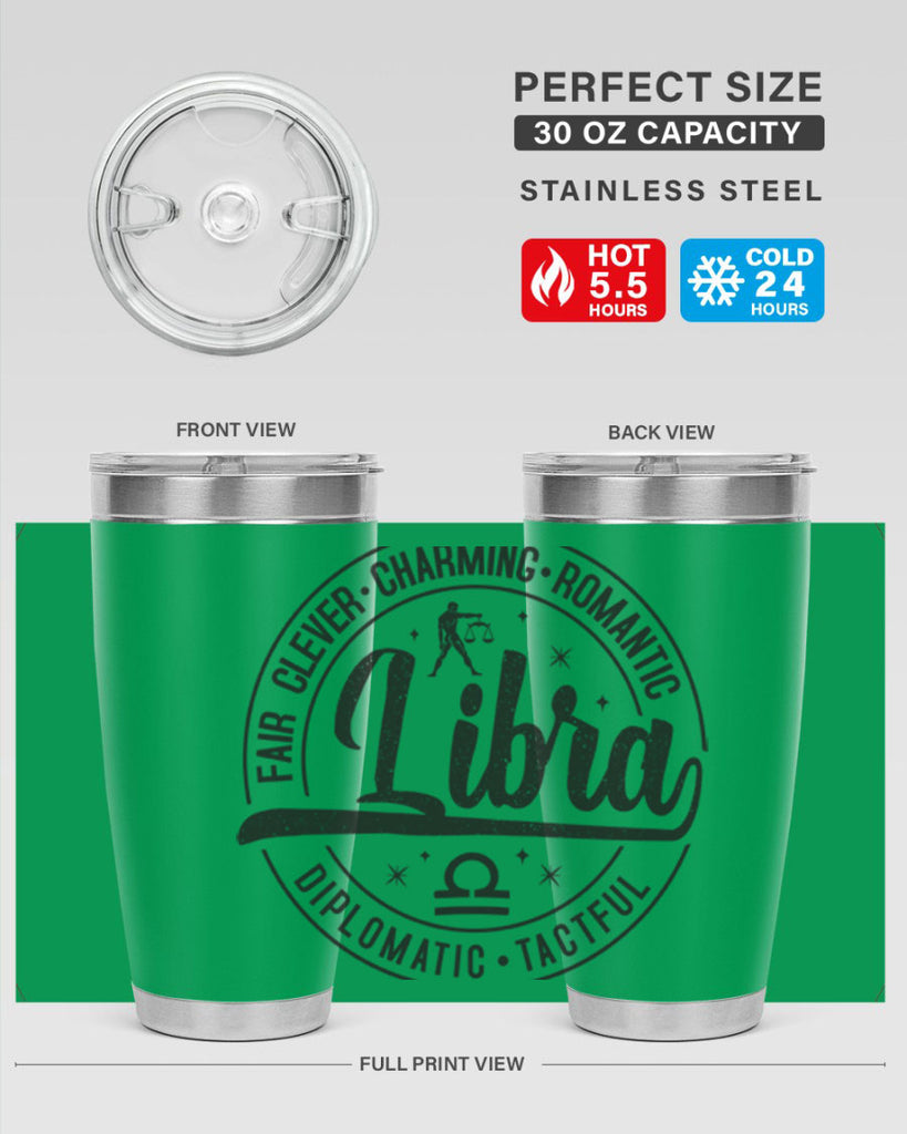 Libra 323#- zodiac- Tumbler