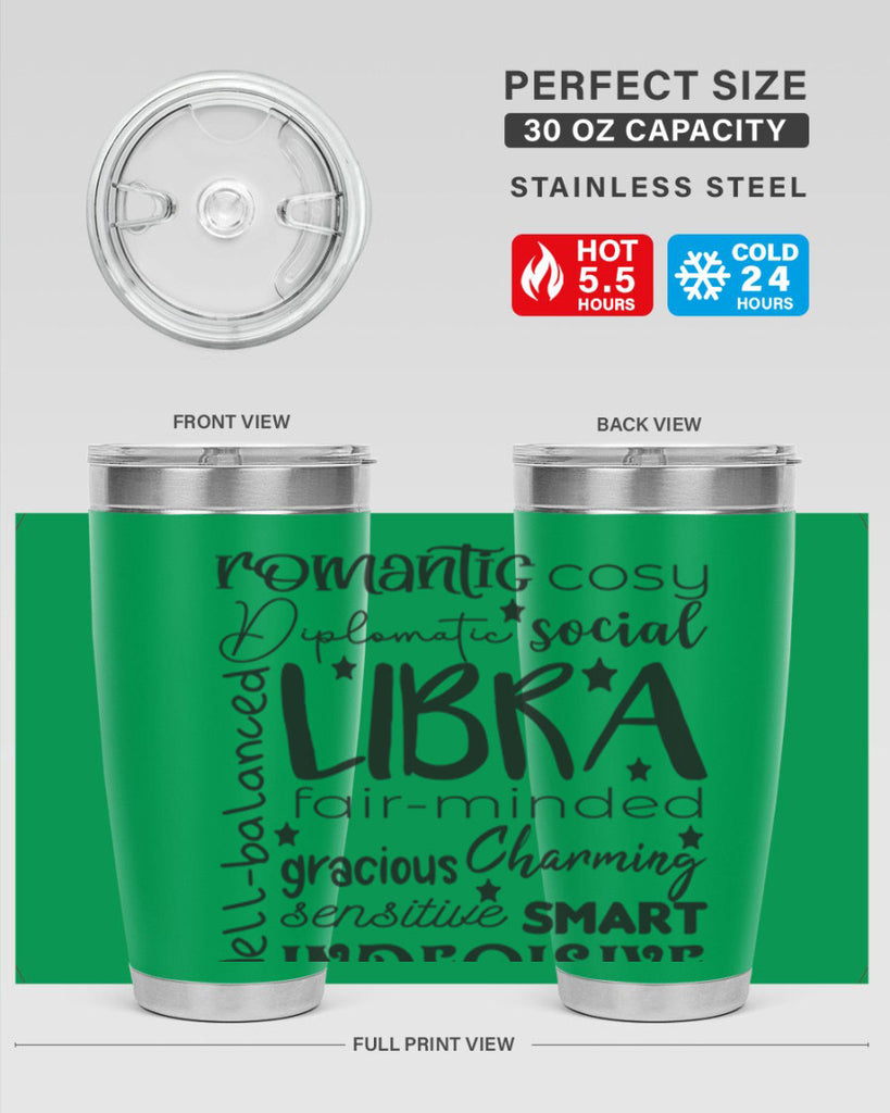 Libra 569#- zodiac- Tumbler
