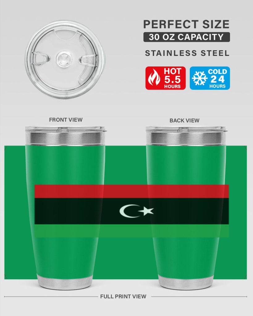 Libya 100#- world flags- Tumbler