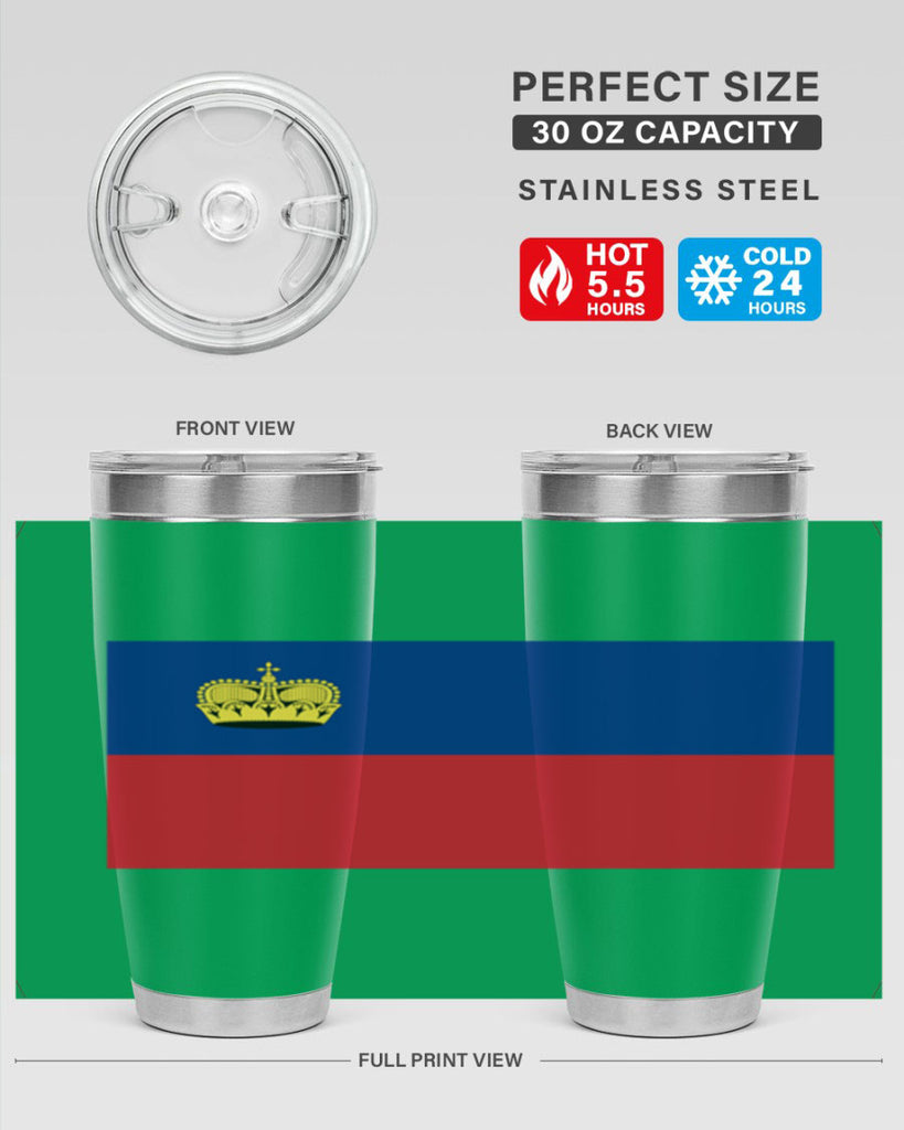 Liechtenstein 99#- world flags- Tumbler