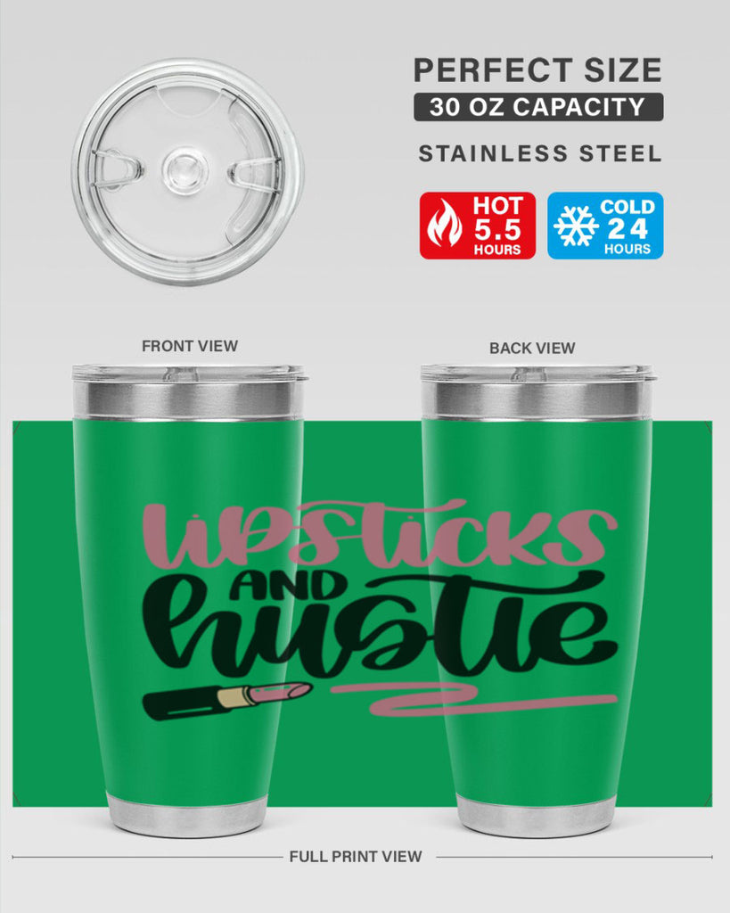 Lipstick And Hustie Style 58#- make up- Tumbler