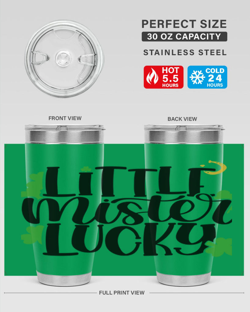 Little Mister Lucky Style 67#- St Patricks Day- Tumbler