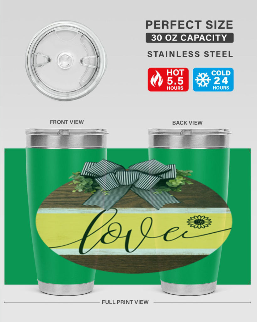 Love and daisy Mockup326#- spring- Tumbler