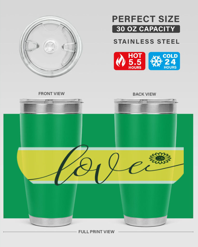 Love and daisy327#- spring- Tumbler