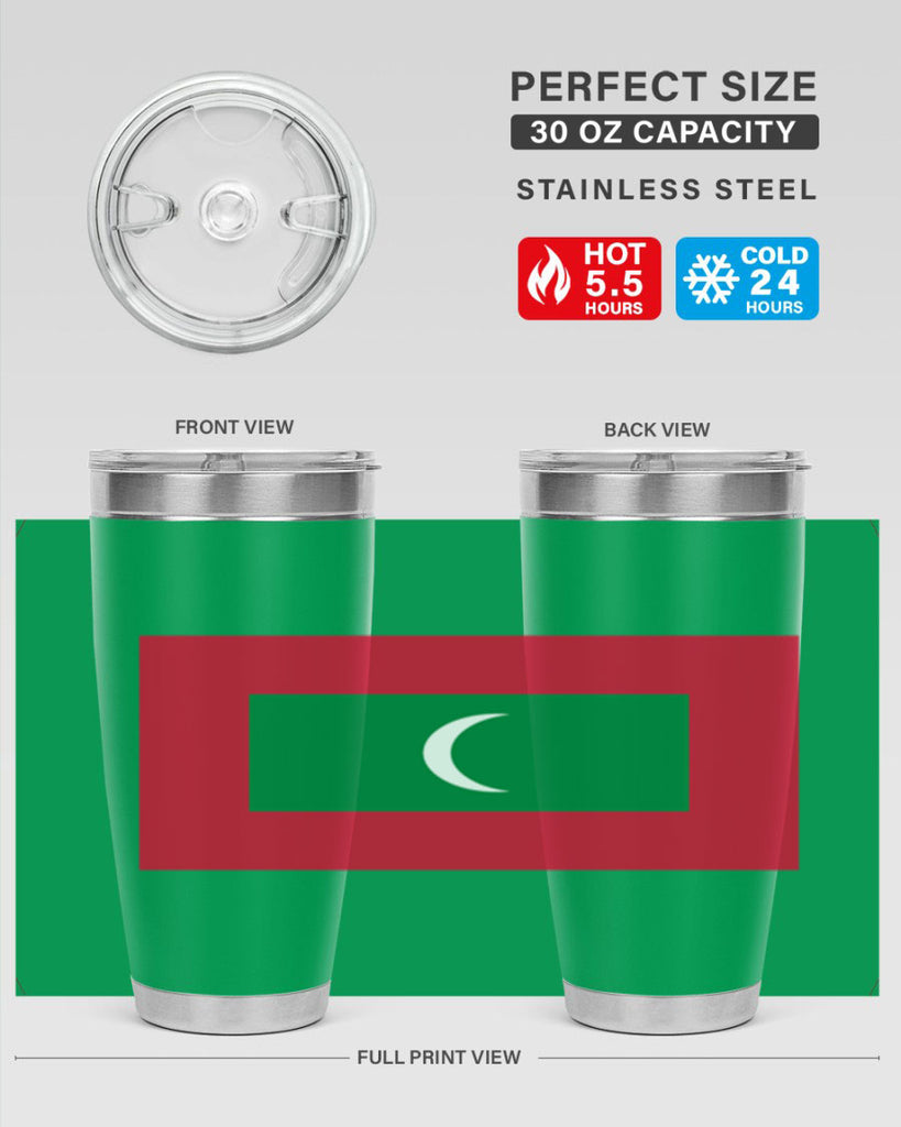 Maldives 93#- world flags- Tumbler