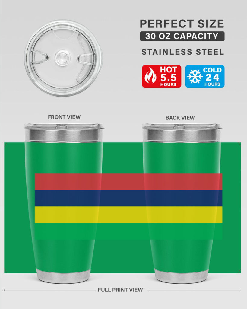 Mauritius 88#- world flags- Tumbler