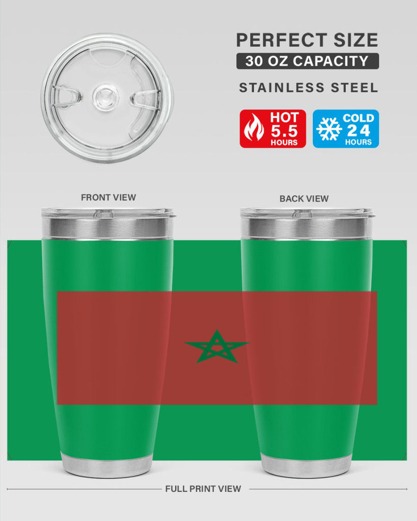 Morocco 81#- world flags- Tumbler