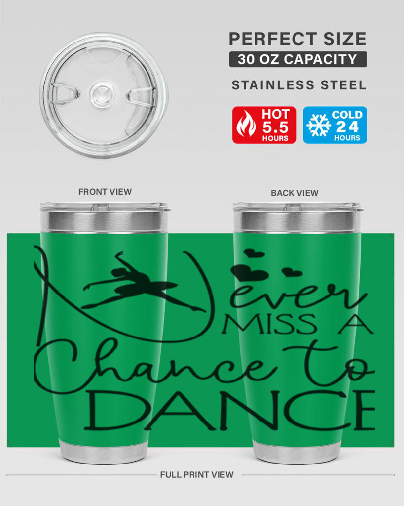 Never Miss a Chance to Dance 62#- ballet- Tumbler