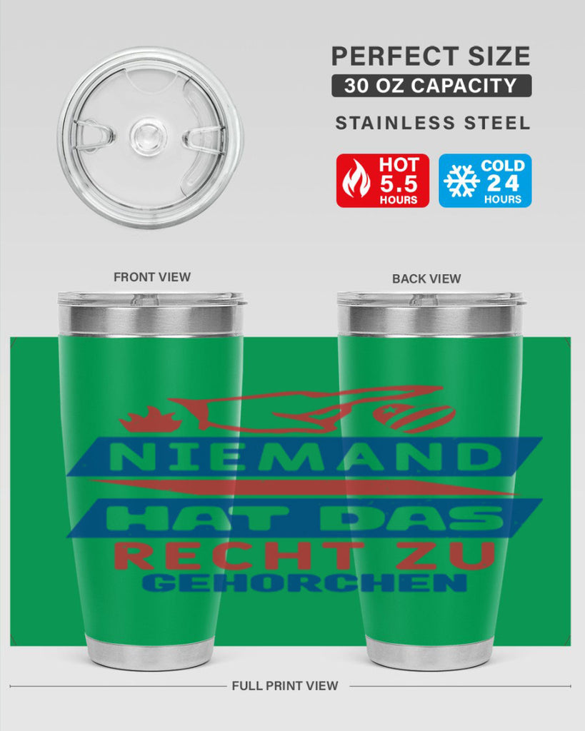 Nobody has the right to obey Style 37#- Fourt Of July- Tumbler