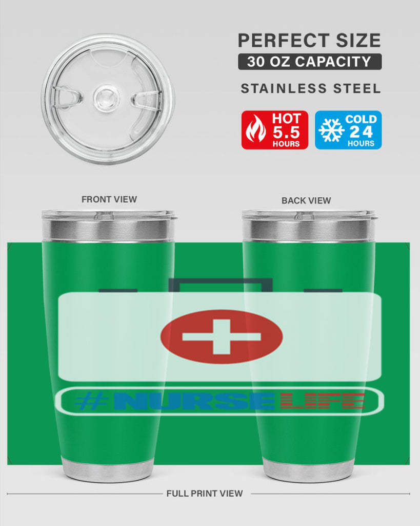 Nurse lifeTransperment png Style 405#- nurse- tumbler