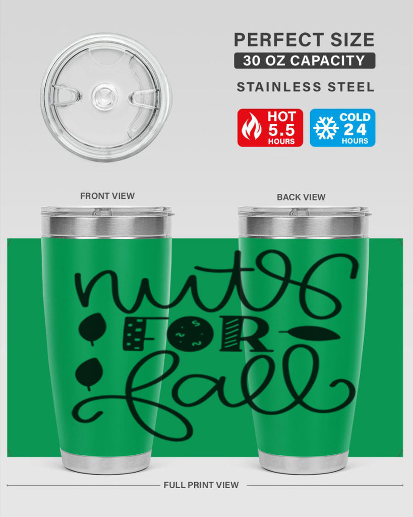 Nuts For Fall 446#- fall- Tumbler