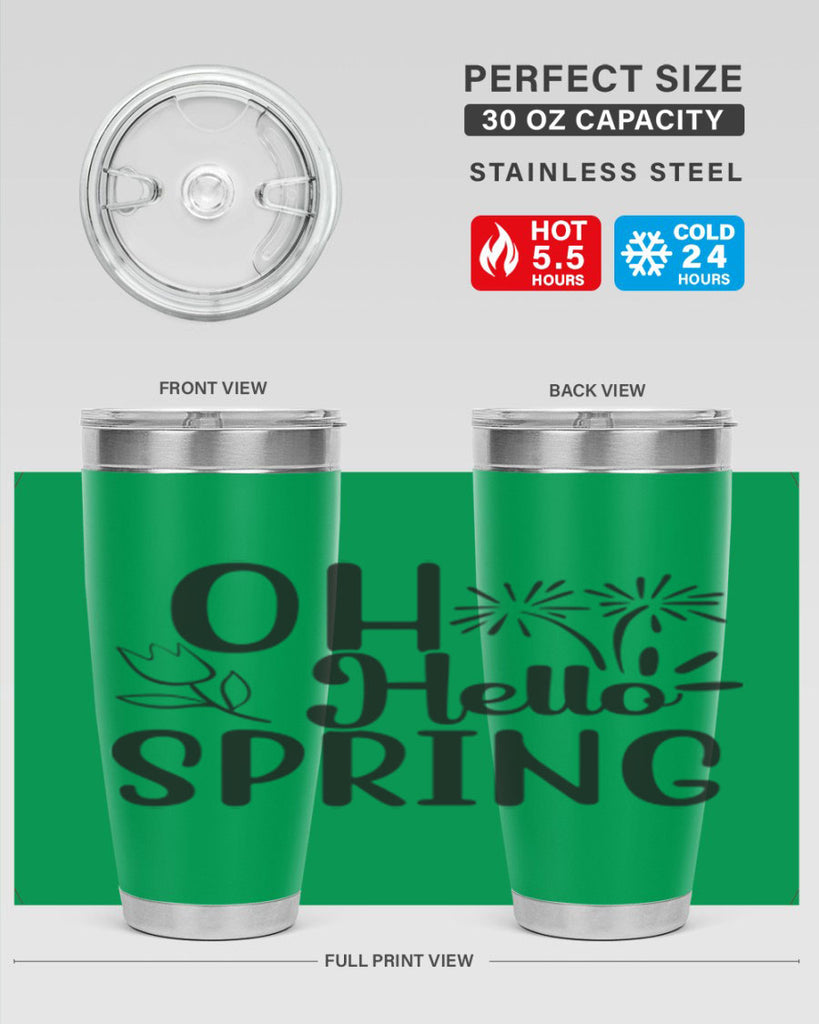 Oh hello spring 358#- spring- Tumbler