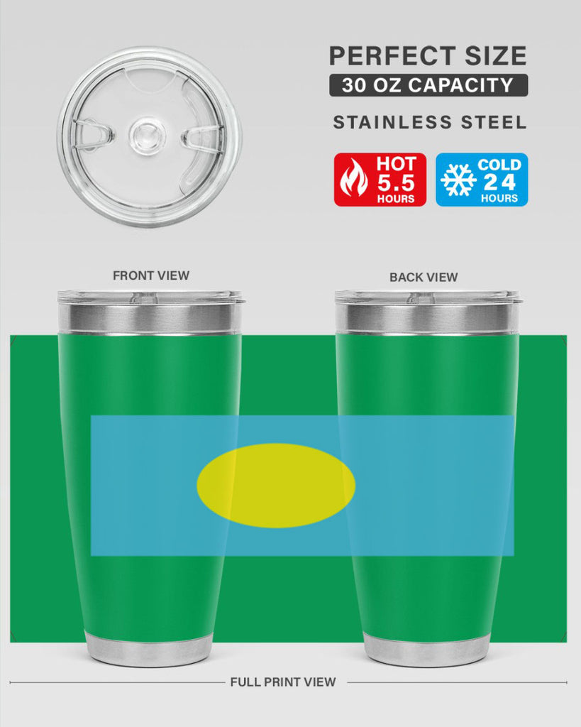 Palau 65#- world flags- Tumbler