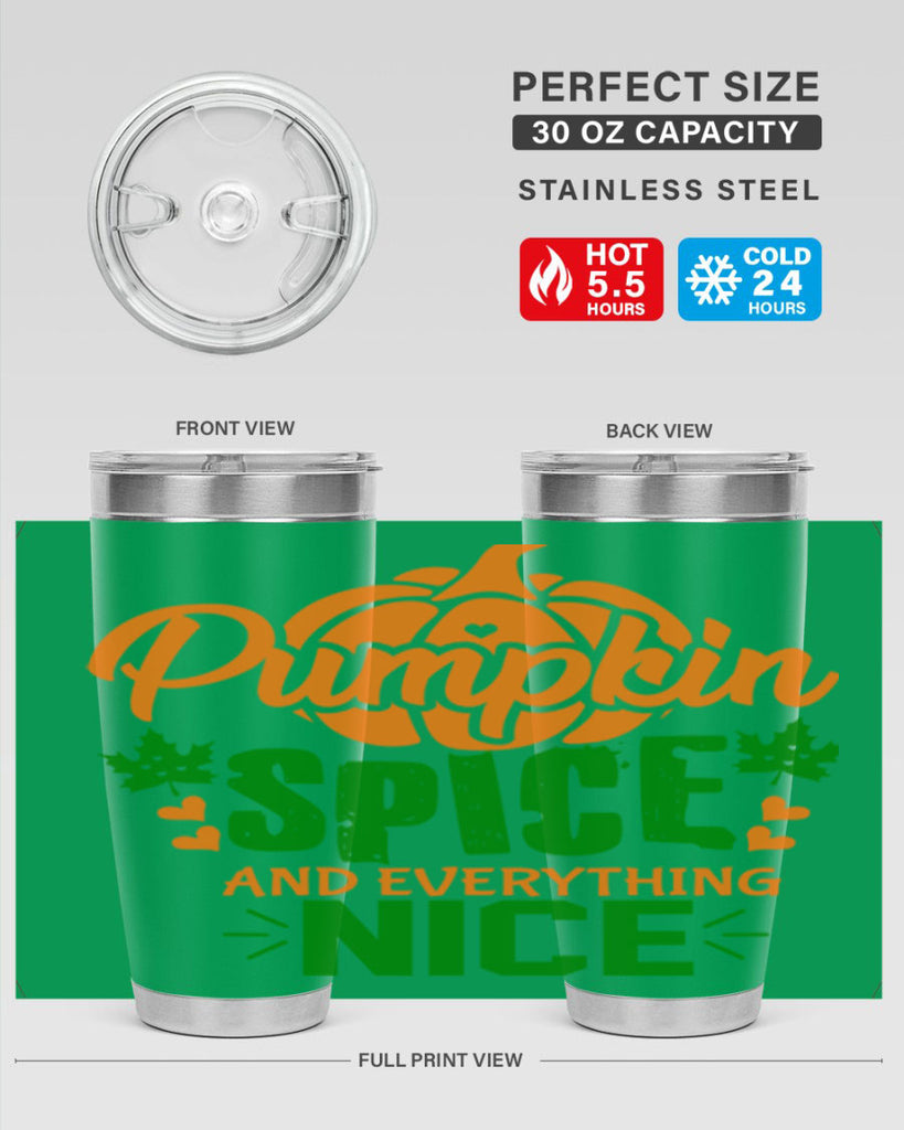 Pumpkin Spice and Everything Nice 538#- fall- Tumbler