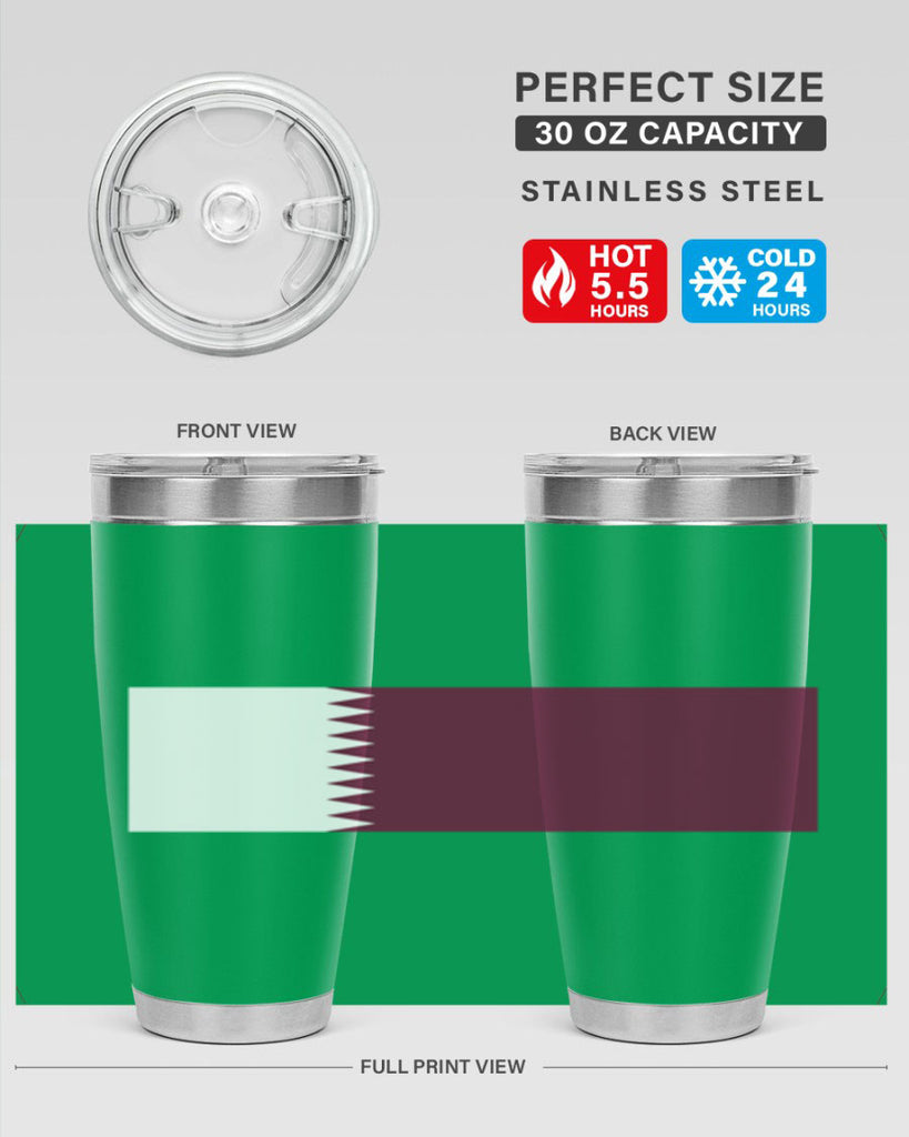 Qatar 56#- world flags- Tumbler
