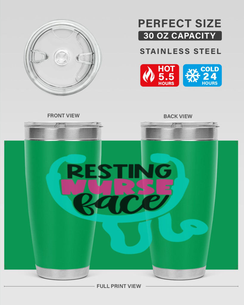 Resting Nurse Face Style Style 57#- nurse- tumbler