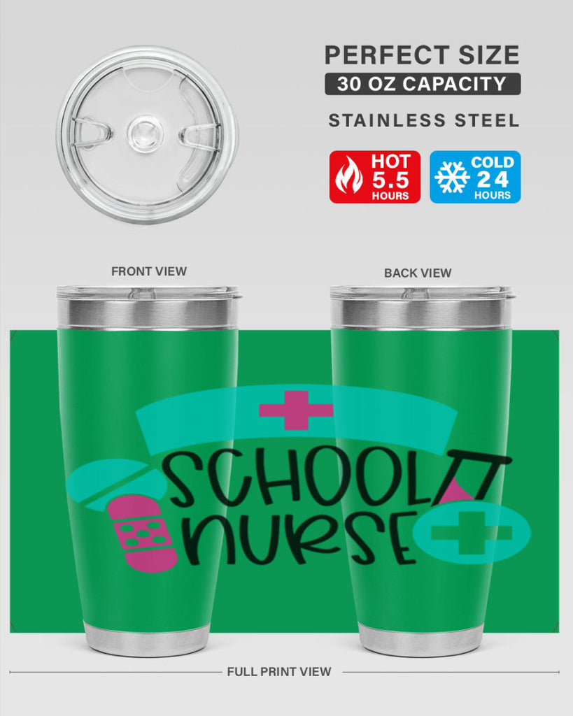 School Nurse Style Style 52#- nurse- tumbler