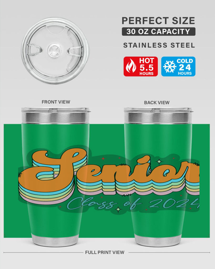 Senior class of 2024 18#- 12th grade- Tumbler