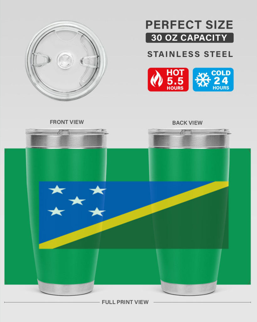 Solomon Islands 38#- world flags- Tumbler