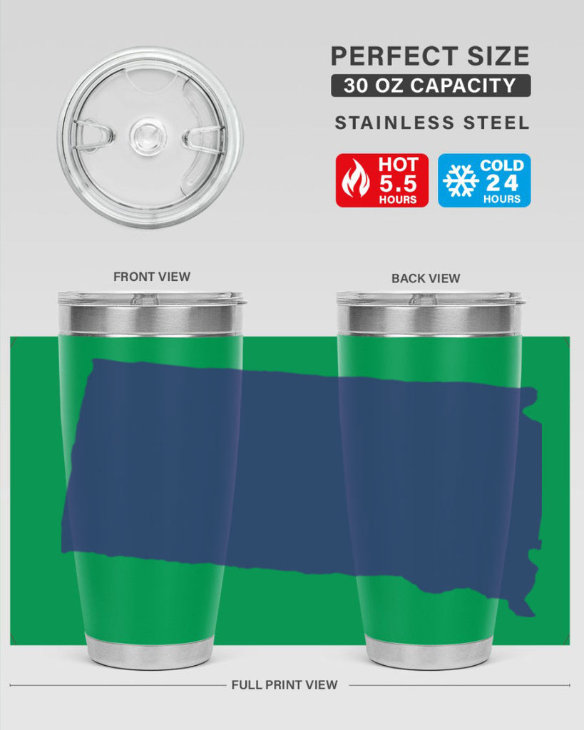 South Dakota 10#- stateflags- Tumbler