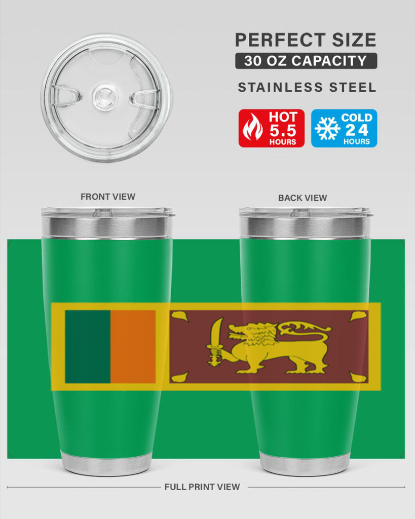 Sri Lanka 32#- world flags- Tumbler