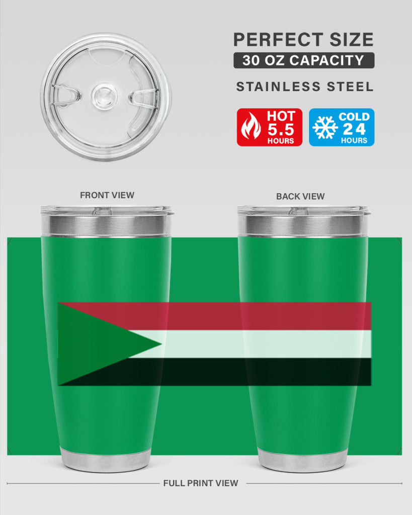 Sudan 31#- world flags- Tumbler