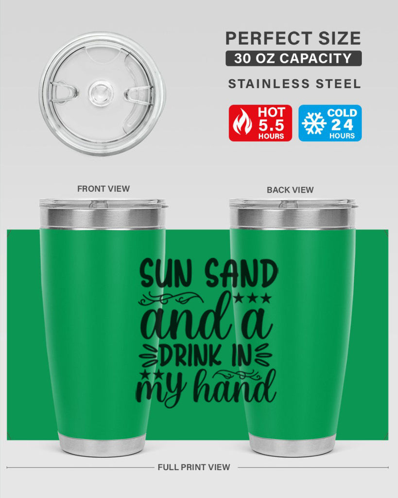 Sunsandandadrink 482#- zodiac- Tumbler