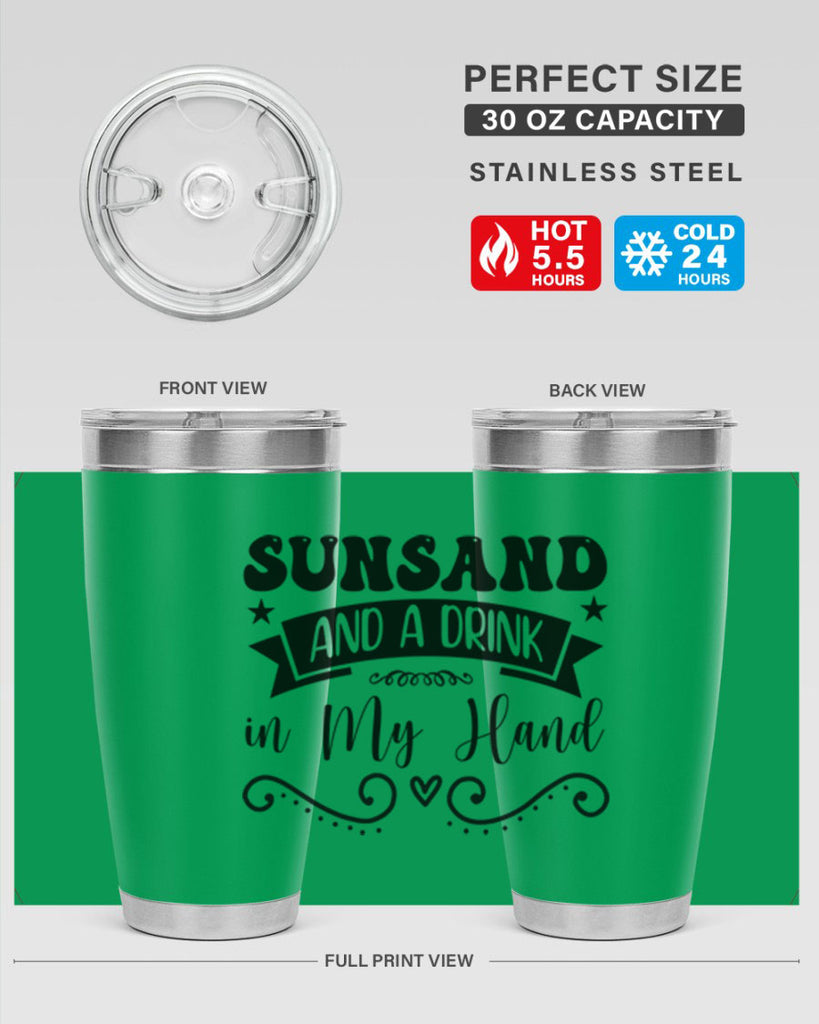 Sunsandandadrinkin 484#- zodiac- Tumbler