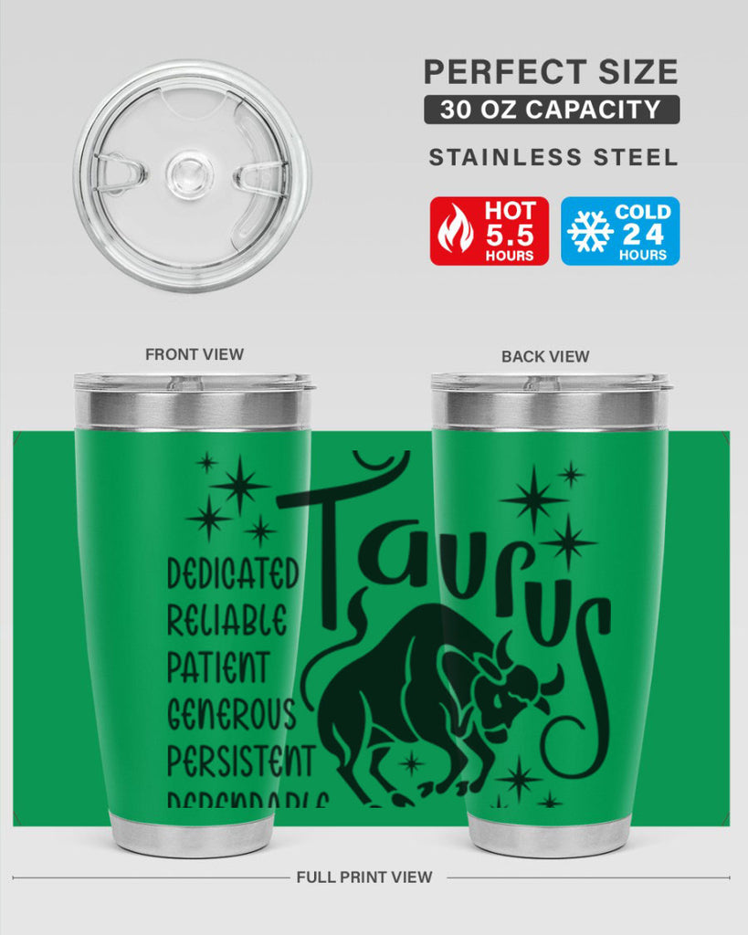 Taurus 486#- zodiac- Tumbler