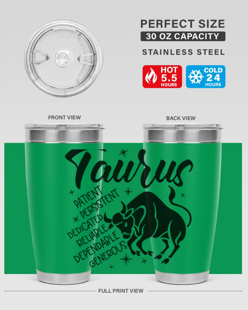 Taurus 492#- zodiac- Tumbler