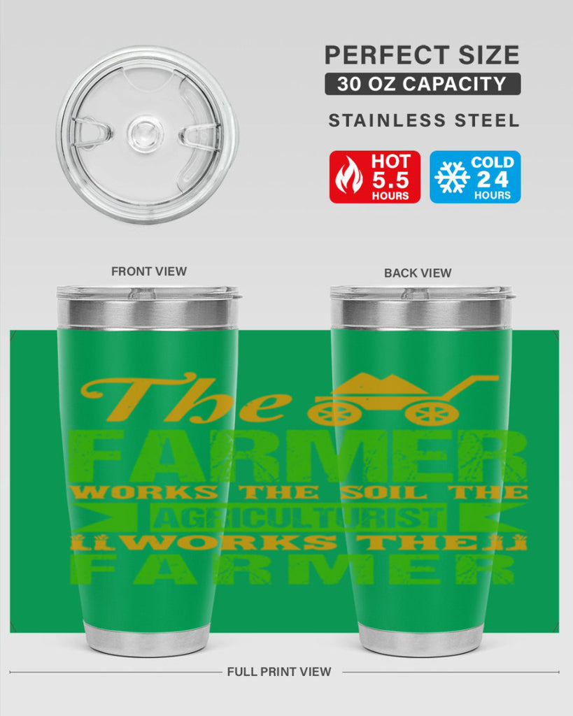 The farmers work the soil 33#- farming and gardening- Tumbler