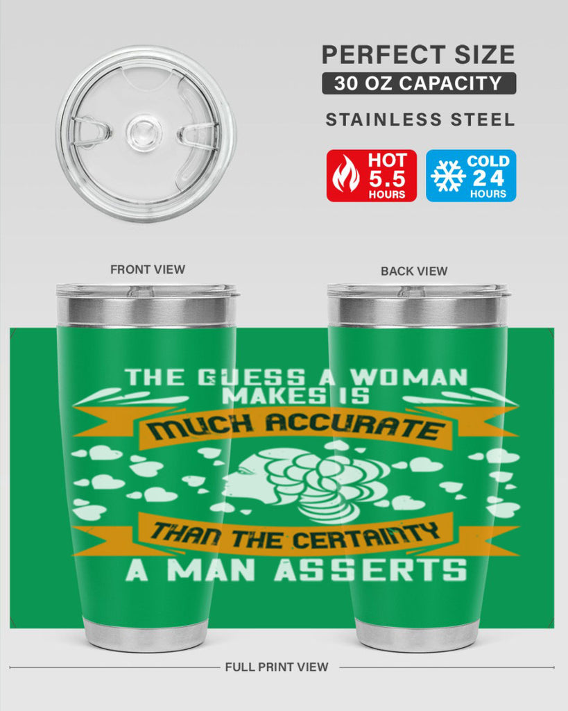 The guess a woman makes is much accurate Style 31#- womens day- Tumbler