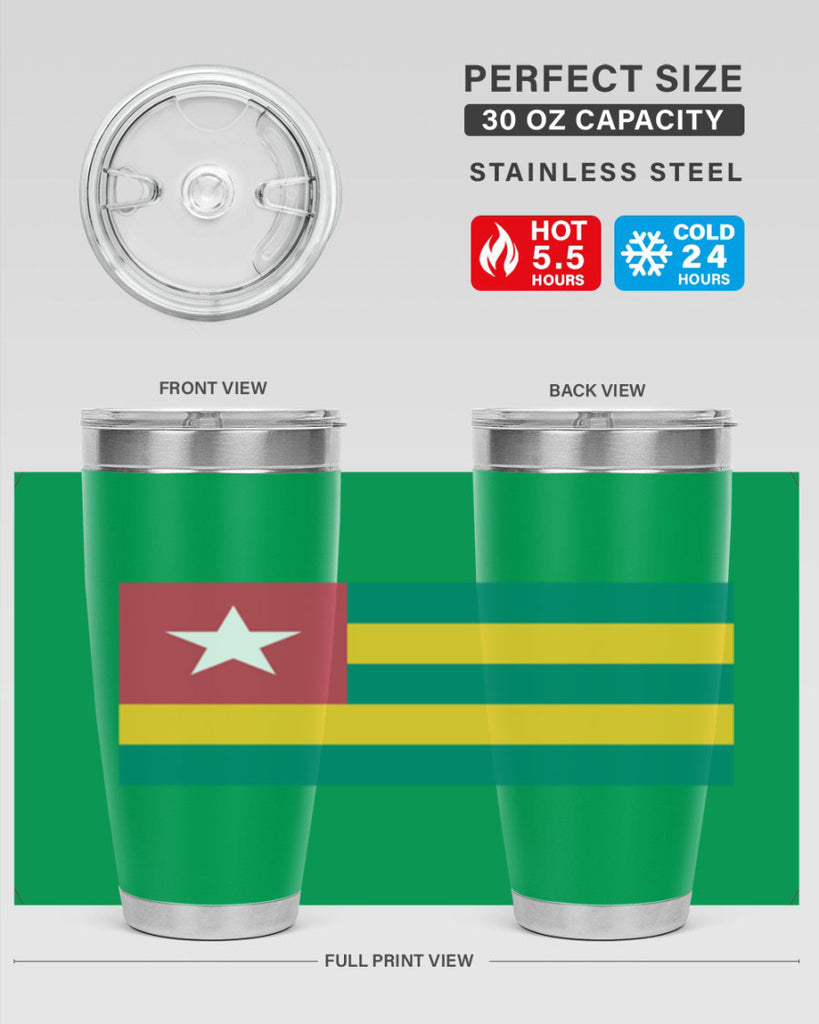 Togo 21#- world flags- Tumbler