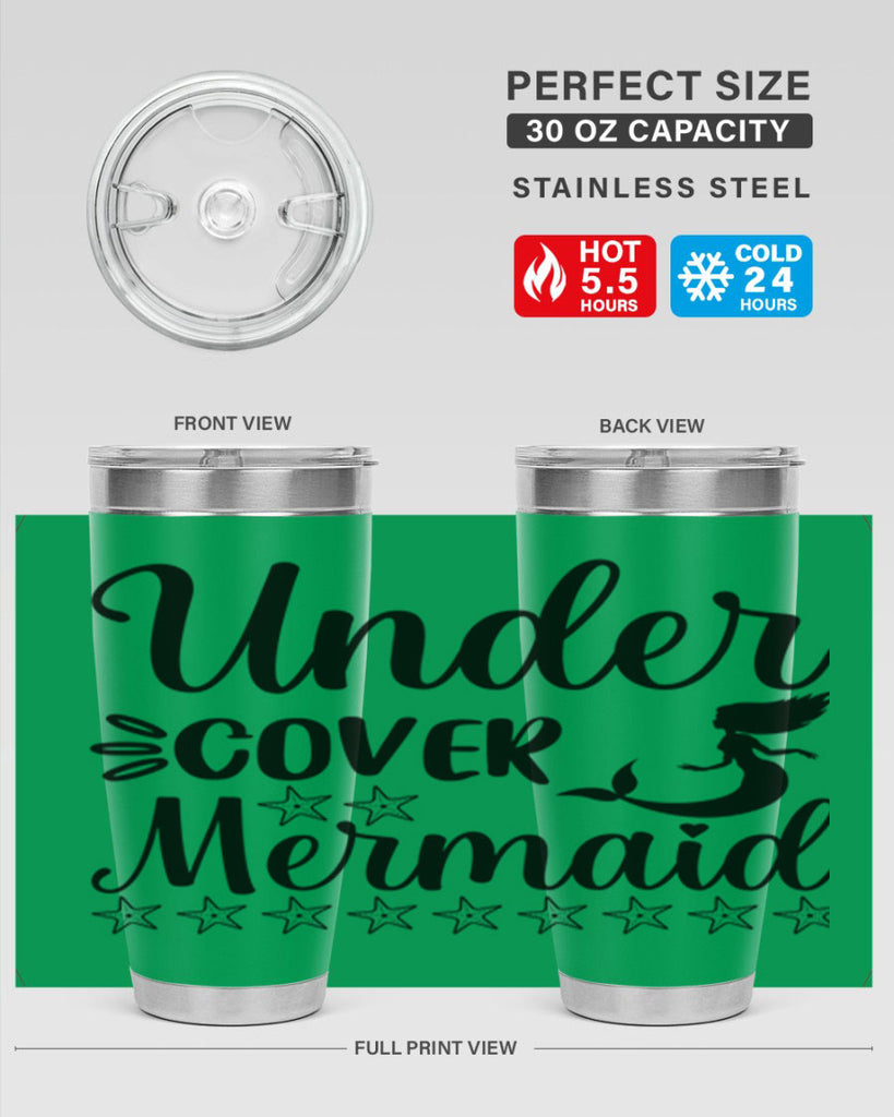 Under cover mermaid 650#- mermaid- Tumbler