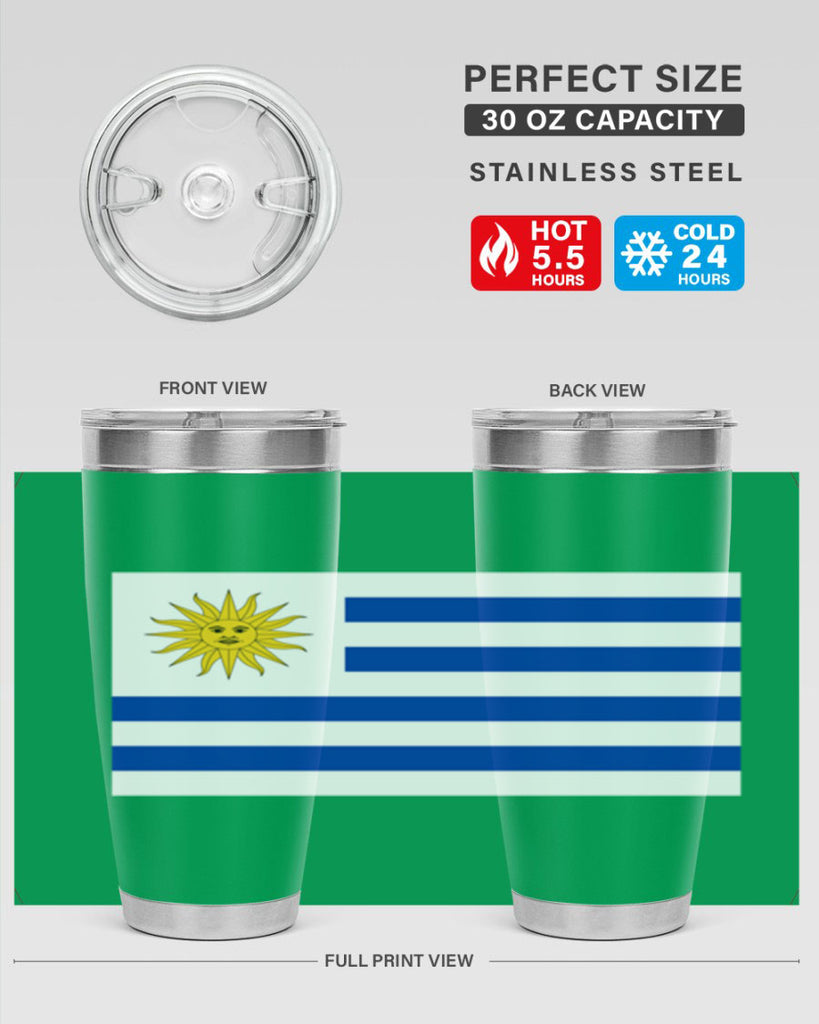 Uruguay 9#- world flags- Tumbler