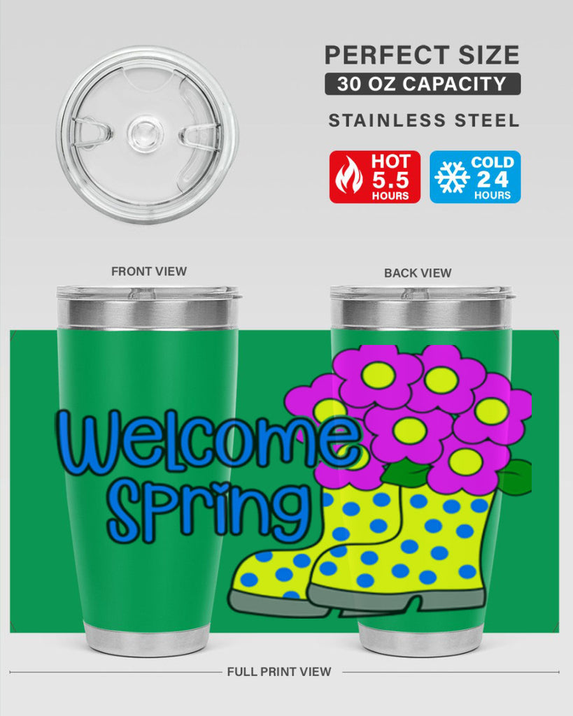 Welcome Spring rainboots page577#- spring- Tumbler