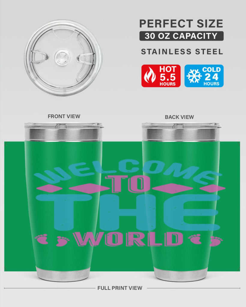 Welcome to the world Style 162#- baby- tumbler