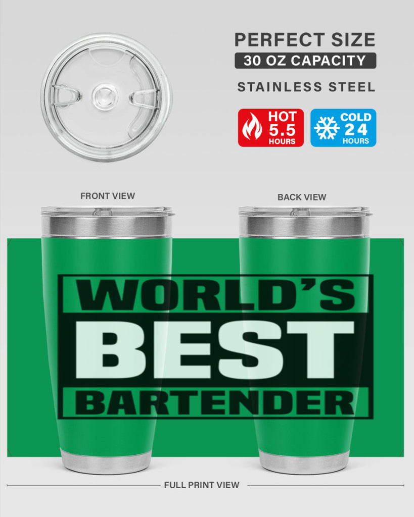 Worlds best Style 8#- bartender- tumbler