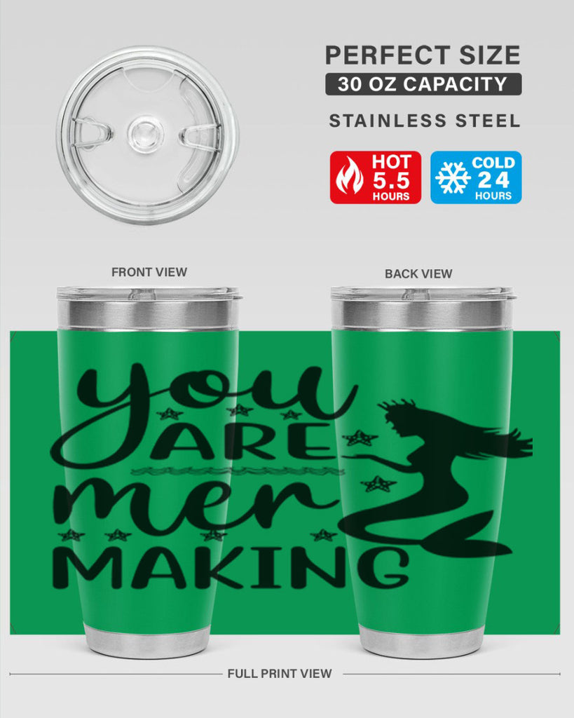 You are mer making 684#- mermaid- Tumbler