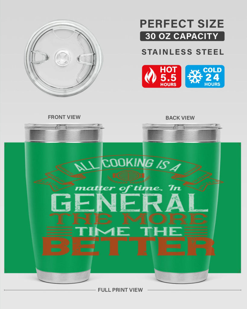 all cooking is a matter of time in general the more time the better 39#- cooking- Tumbler