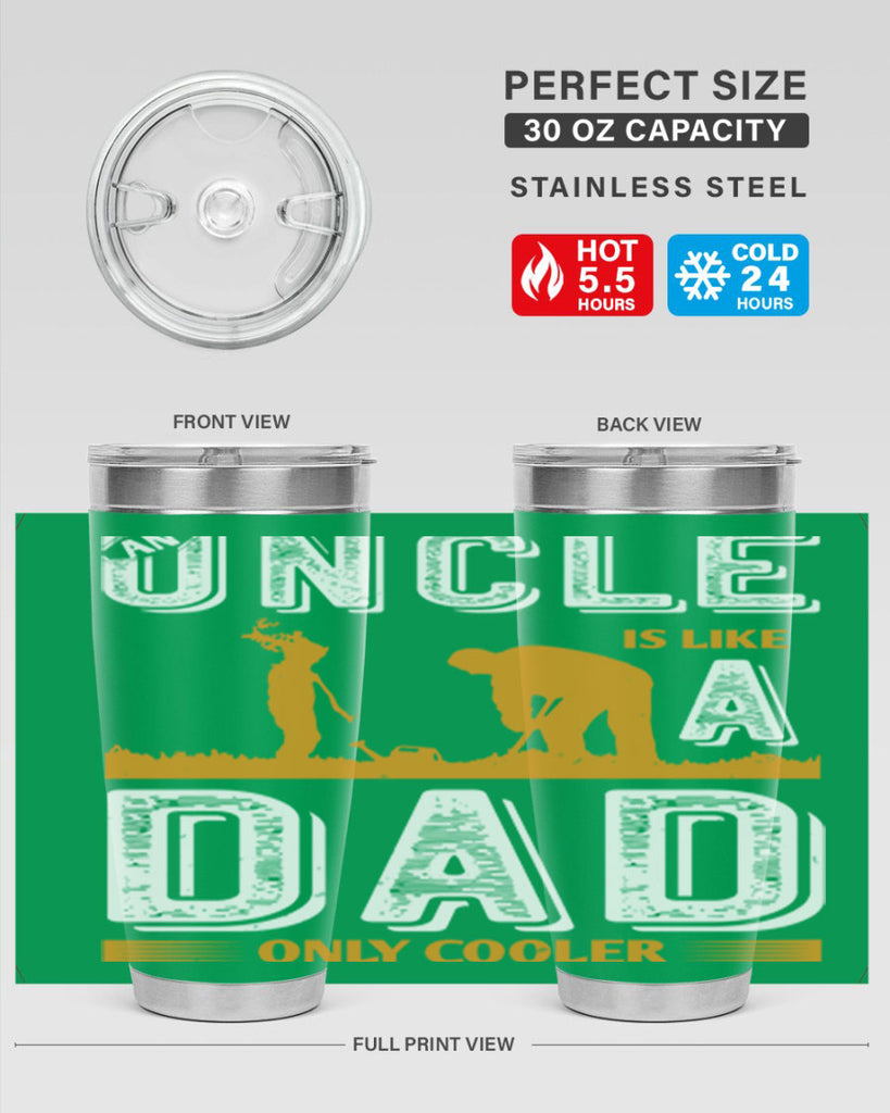 an uncle is like a dad only cooler 167#- fathers day- Tumbler