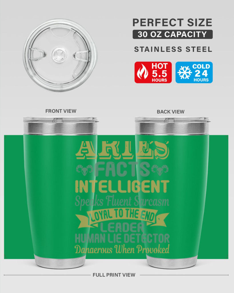 aries 123#- zodiac- Tumbler