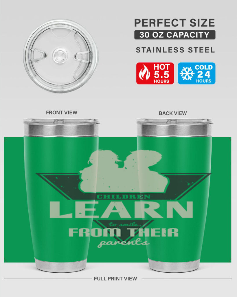 children learn to smile 250#- fathers day- Tumbler