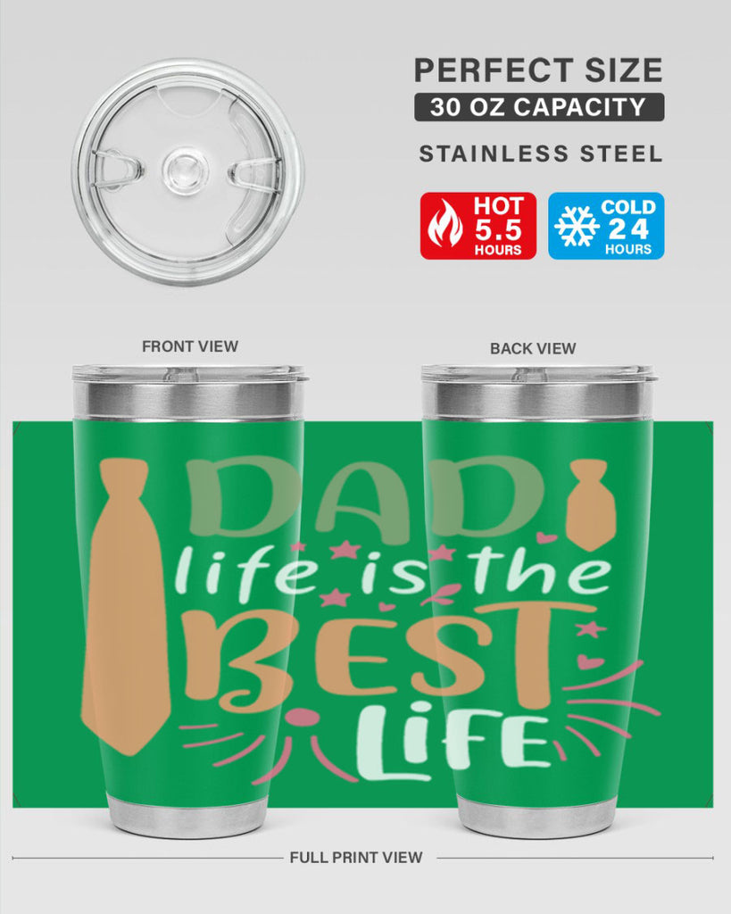 dad life is the best life 105#- fathers day- Tumbler