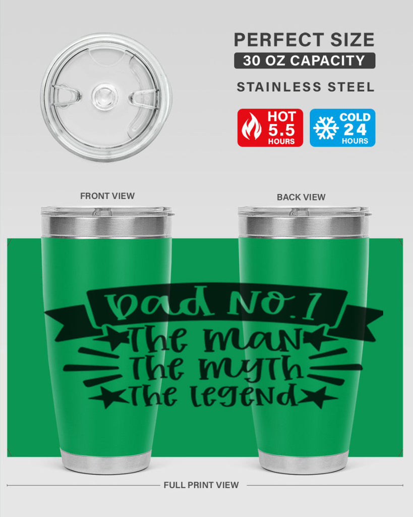 dad no the man the myth the legend 62#- fathers day- Tumbler