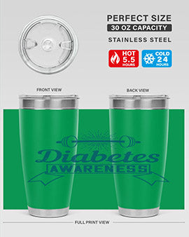 diabetes awareness Style 3#- diabetes- Tumbler